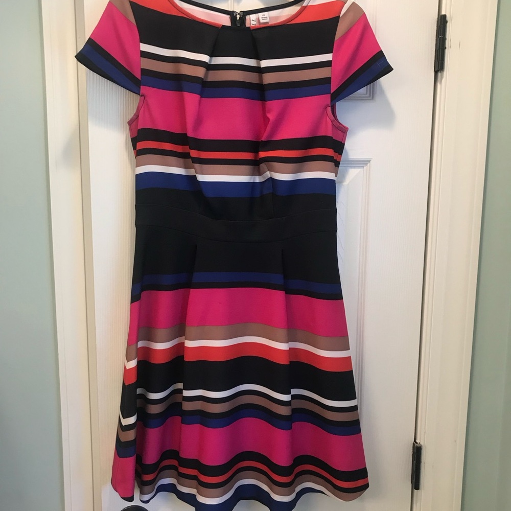 Striped Multicolor Dress‎